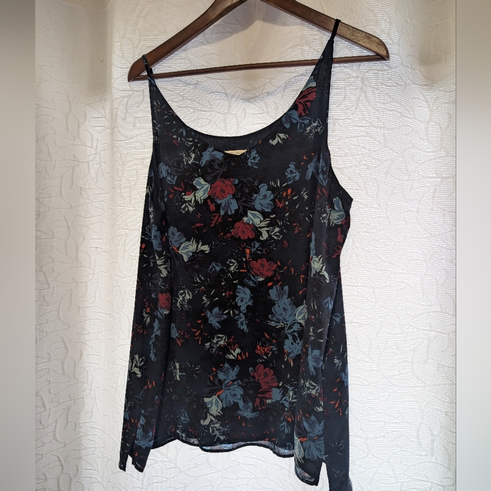 Navy Floral Camisole Top